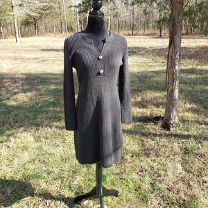 Nine West Black Long Sleeve Dress